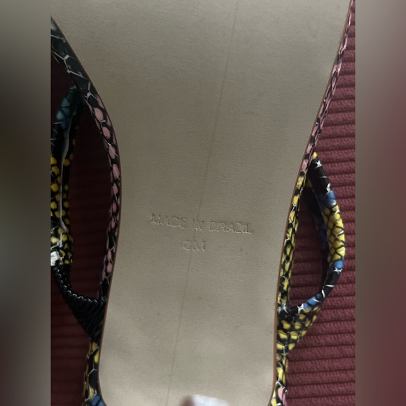 Steve Madden Colorful Snake Print Heels - Picture 5 of 6